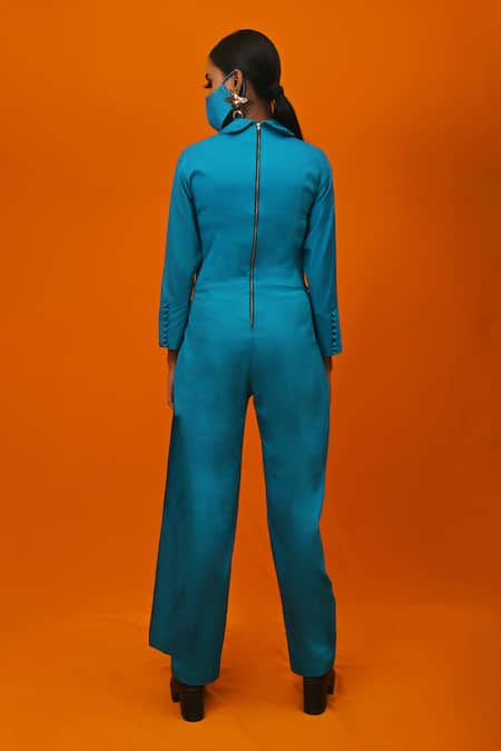 Xoxo Apurva Wrap Jumpsuit with Mask 