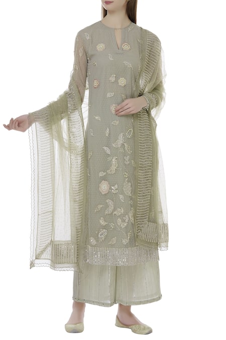 House of Kotwara Embroidered Kurta Set 