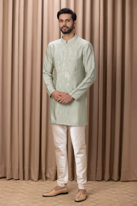 Ankit V Kapoor Javed Embroidered Kurta Set 