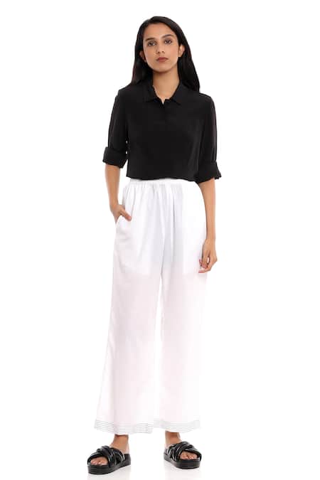 Antique White Side Stripe Pant  Pants  Country Road