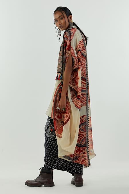 Aseem Kapoor Black Blouse-cotton Silk, Jacket-sheer Silk, Ritu Sheer Jacket And Skirt Set Online at Aza Fashions Aseem Kapoor_Black Blouse-cotton Silk, Jacket-sheer Silk, Ritu Sheer Jacket And Skirt Set_Online_at_Aza_Fashions