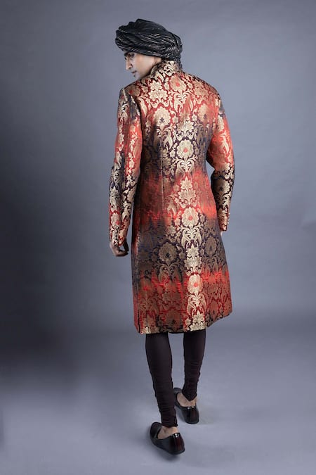 Abhishek Gupta Banarasi Brocade Sherwani & Kurta Set 