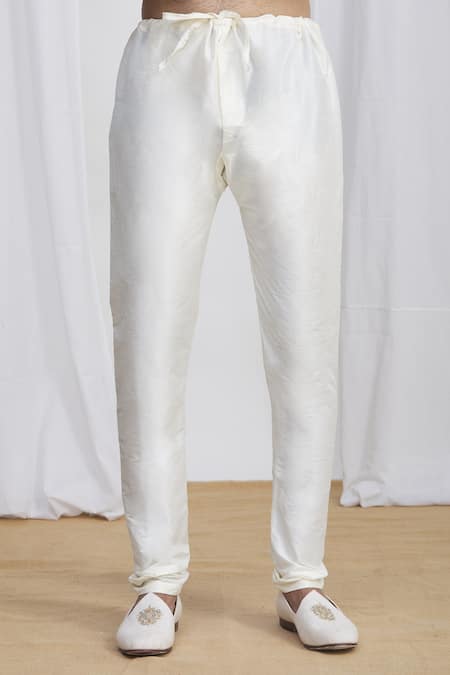 Arihant Rai Sinha_Pink Brocade, Silk Embroidery Sherwani Set _at_Aza_Fashions