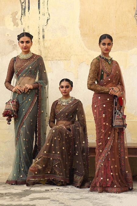 Bollywood Sabyasachi Sarees Online - FashionBuzzer.com