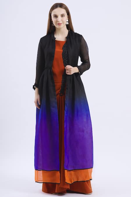 Urvashi Joneja Long Net Jacket 