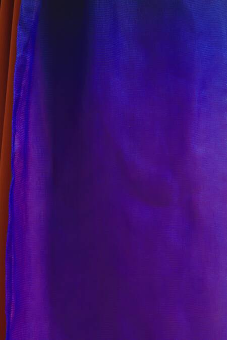 Shop_Urvashi Joneja_Black Net Open Neck Long Jacket_Online_at_Aza_Fashions