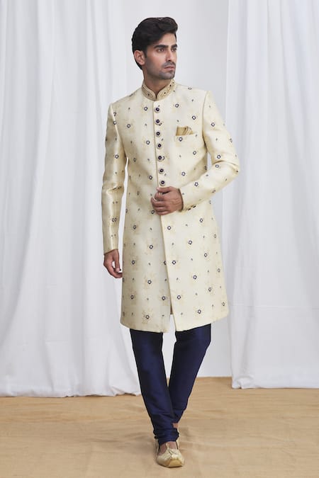 Samyukta Singhania Silk Brocade Sherwani Set 