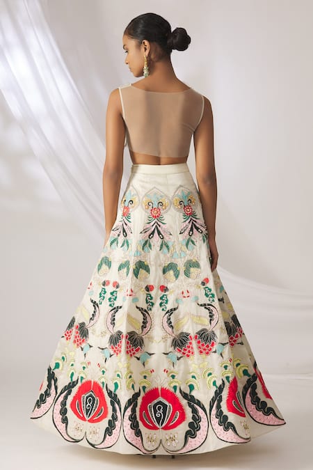 Aisha Rao Embroidered Lehenga Set 