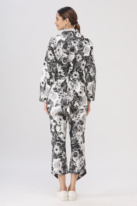 I Am Trouble By KC Floral Print Top 