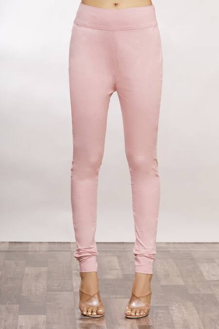 Shop_Anamika Khanna_Pink Embroidered Anarkali Set_Online_at_Aza_Fashions