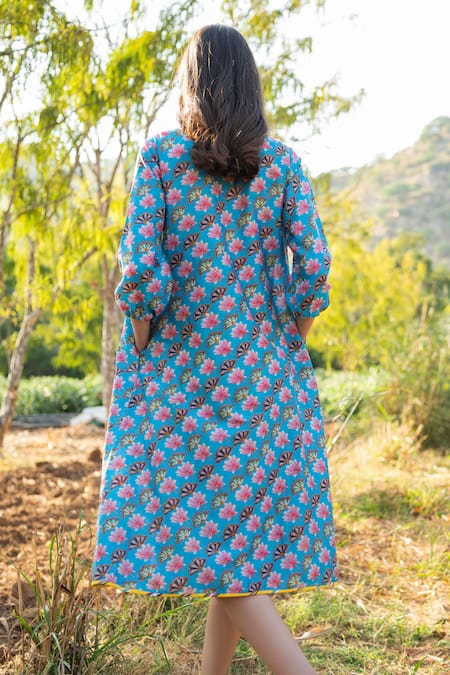 Rang Swati Vijaivargie Silk Chanderi Dress with Jacket 