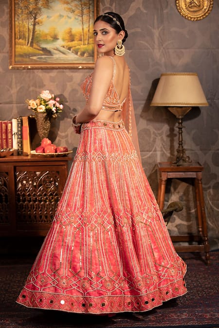 Laxmishriali The Imperial Embroidered Bridal Lehenga Set 