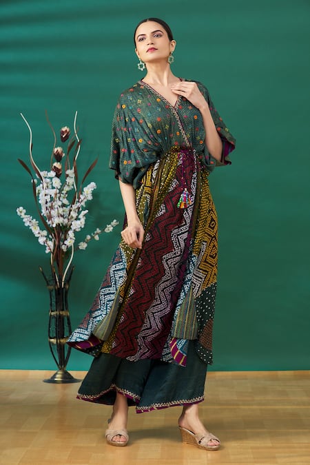 Sunira Designs Printed Kaftan Kurta 