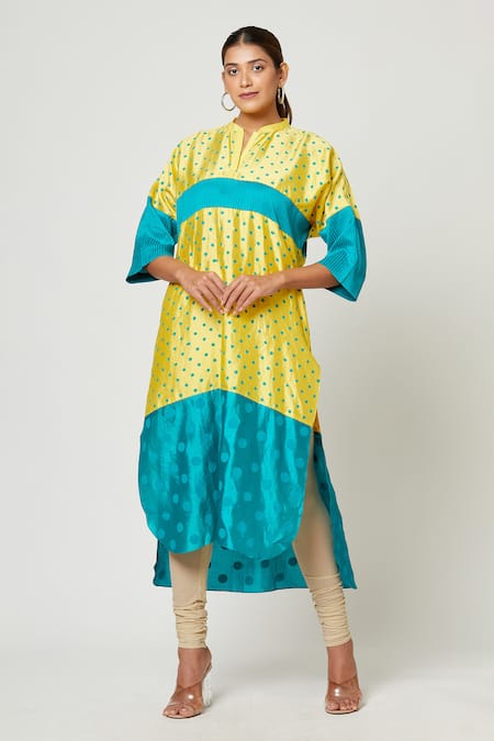 Rachana Ved Color Block Printed Tunic 