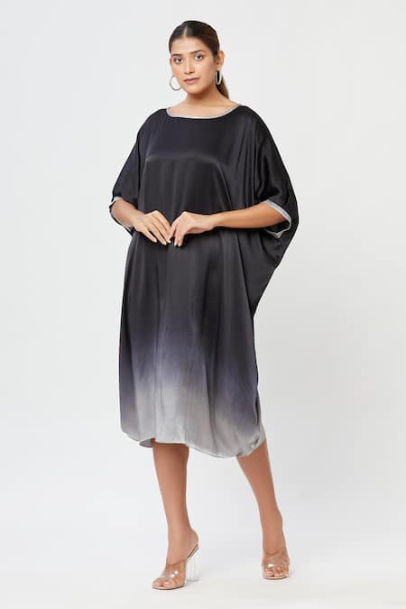 Rachana Ved Ombre Cowl Dress 