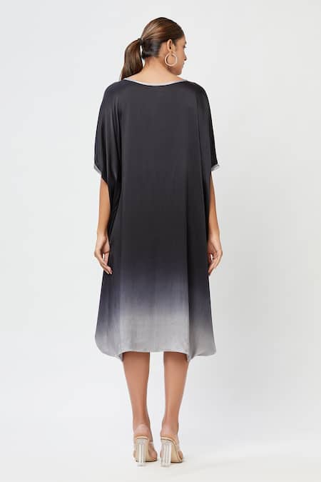 Rachana Ved Ombre Cowl Dress 