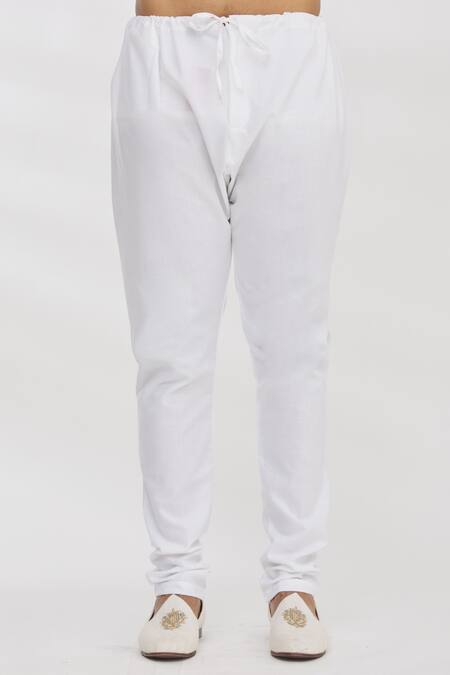 Aham-Vayam White Cotton Sequin And Thread Kurta & Pant Set at Aza Fashions Aham-Vayam_White Cotton Sequin And Thread Kurta & Pant Set _at_Aza_Fashions