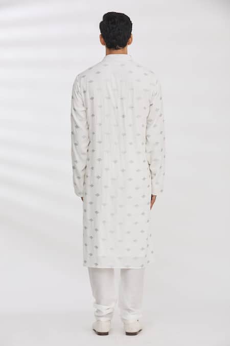 Aham-Vayam Cotton Kurta & Pant Set 