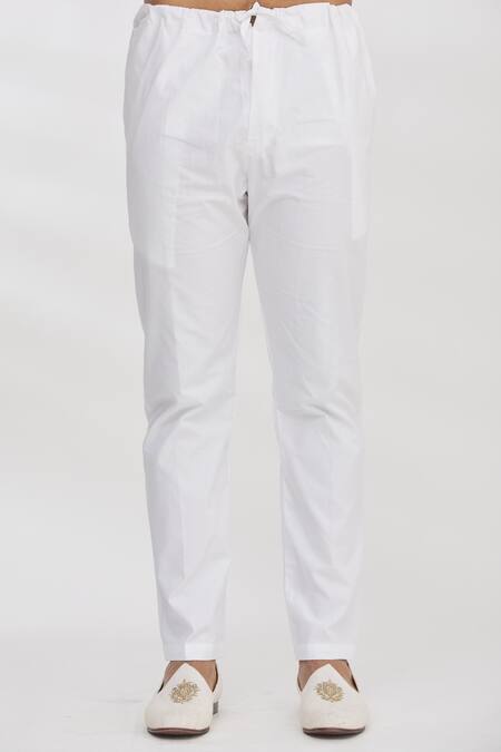 Aham-Vayam Peach Cotton Sequin And Thread Kurta & Pant Set at Aza Fashions Aham-Vayam_Peach Cotton Sequin And Thread Kurta & Pant Set _at_Aza_Fashions