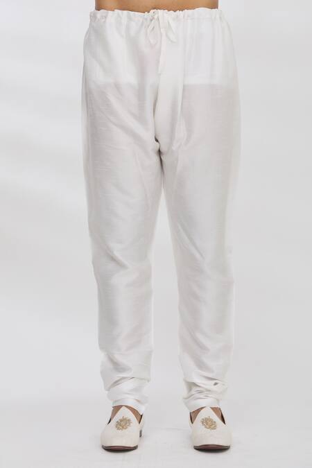 Aham-Vayam White Cotton Sequin And Thread Kurta & Pant Set at Aza Fashions Aham-Vayam_White Cotton Sequin And Thread Kurta & Pant Set _at_Aza_Fashions