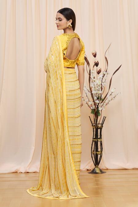 Ronger Khela Yellow - Tie N Dye Begumpuri Cotton Sarees Online | Dora By  Phoenix