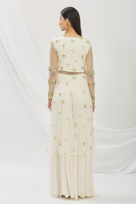 Astha Narang Embroidered Kurta Palazzo Set 