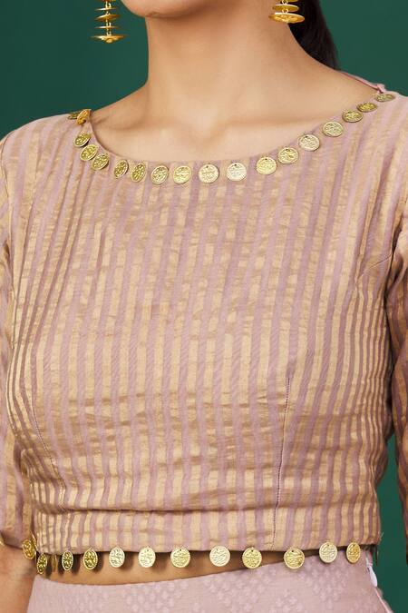 Shop Neha Khullar Purple Geometric Motifs Round Print Lehenga Set Online at Aza Fashions Shop_Neha Khullar_Purple Geometric Motifs Round Print Lehenga Set _Online_at_Aza_Fashions