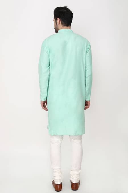 Buy_Manish Nagdeo_Multi Color Silk, Cotton Embroidery, Zari Digital Print Bundi Jacket Set_Online_at_Aza_Fashions