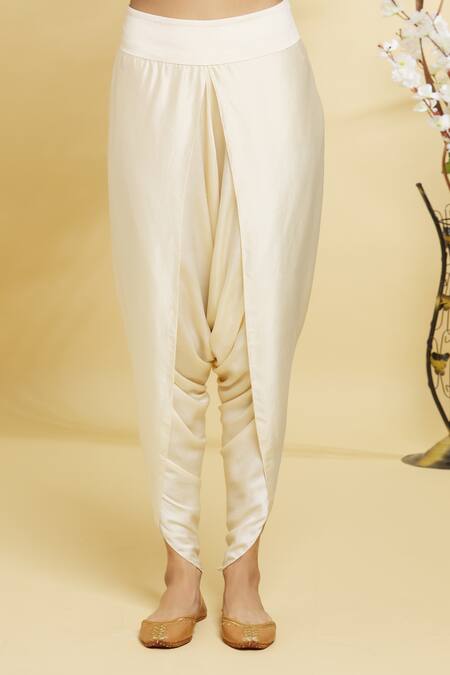 Debyani + CO_Yellow Floral, Sequin Round Embroidered Jacket And Pant Set _at_Aza_Fashions