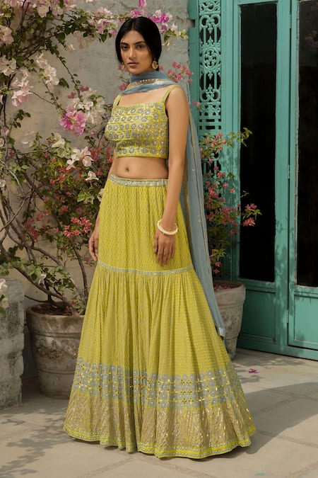 Surbhi Gupta Printed Lehenga Set 