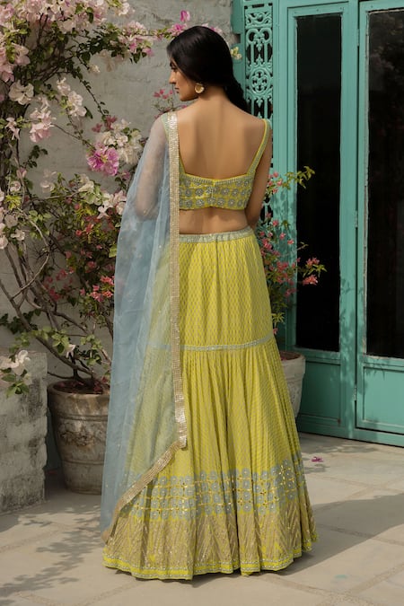 Surbhi Gupta Printed Lehenga Set 