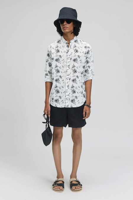 Terra Luna Puck Handloom Astera Print Shirt 