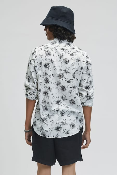 Terra Luna Puck Handloom Astera Print Shirt 