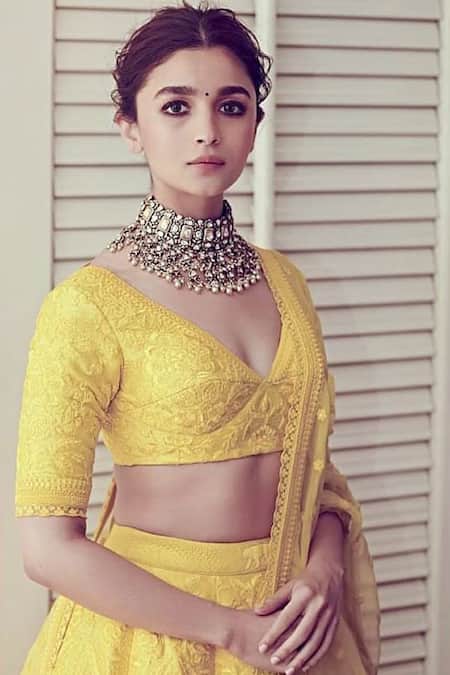 Buy Sabyasachi Designer Yellow Lehenga Choli With Zari and Multiple  Sequence Embroidery Work for Woman Party Wear Lehenga Choli for Wedding  Online in India - Etsy