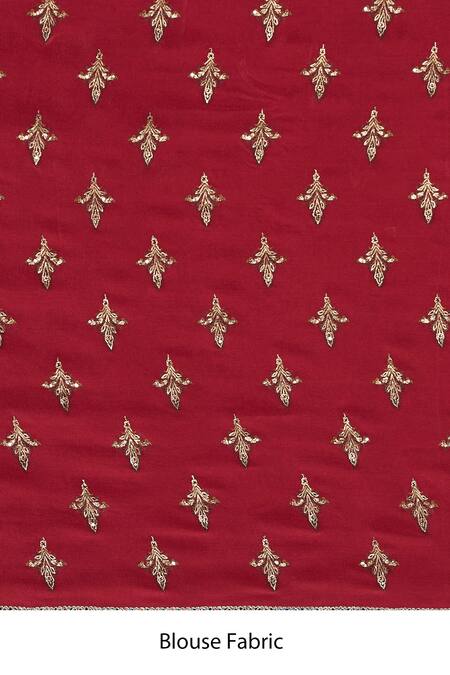 Shop_RI.Ritu Kumar_Black Silk Chinon Embroidered Saree _Online_at_Aza_Fashions