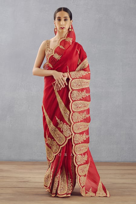 Red Color Woven Banarasi Silk Saree With Free Size Blouse,handmade Silk  Saree for Women's Beautiful Designer Saree Wedding Saree - Etsy