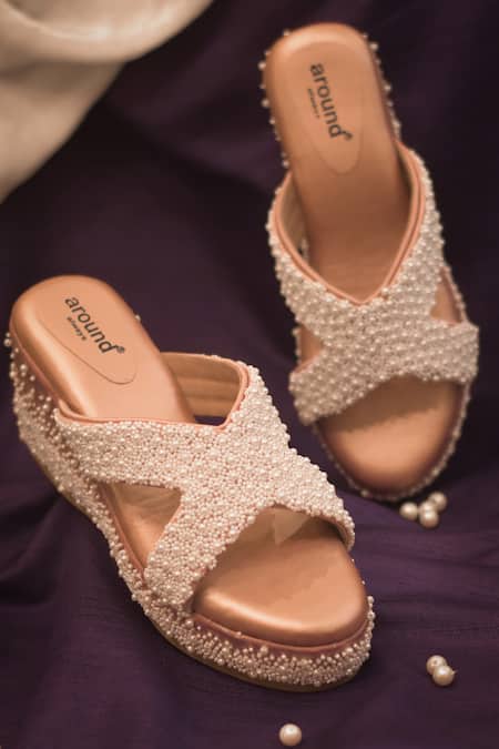 Women's Platform Wedge Sandals Simple Style Casual Pointed Toe High Heels  Velvet Wedges Heels Work Shoes | Wish