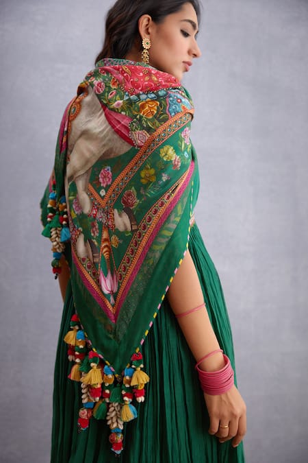 Torani Panna Ashvamedha Scarf 