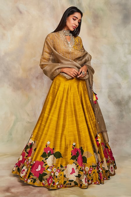 Sue Mue Embellished Lehenga Set 