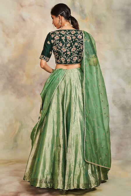Sue Mue Embroidered Lehenga Set 