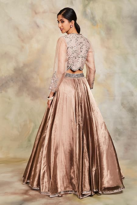 Sue Mue Embroidered Lehenga Set 