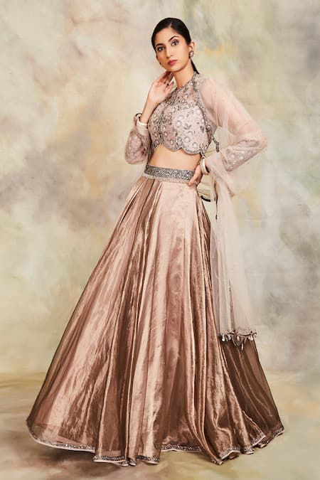 Sue Mue Embroidered Lehenga Set 