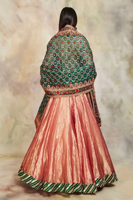 Navy Blue And Pink Color Wedding Collection Designer Semi-Stich Lehenga  Choli :: ANOKHI FASHION