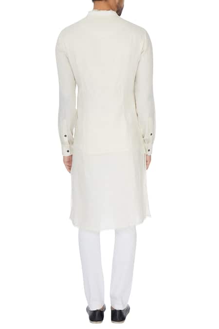 Khanijo Linen Jacket Layered Kurta 