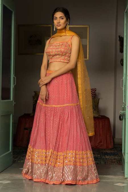 Surbhi Gupta Printed Lehenga Set 