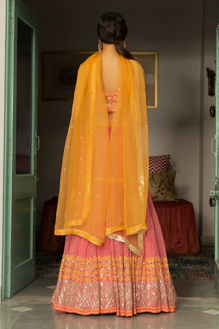 Surbhi Gupta Printed Lehenga Set 