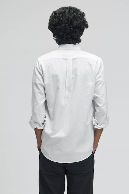 Terra Luna Skoll Handloom Mandarin Collar Shirt 
