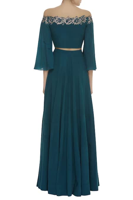 Pooja Peshoria Embroidered Lehenga Set 