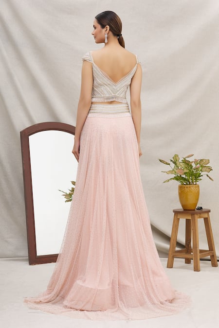 Ekta Singh Embroidered Bridal Lehenga Set 