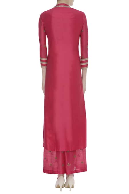 Manasi Sengupta Sequin Embroidered Kurta Palazzo Set  